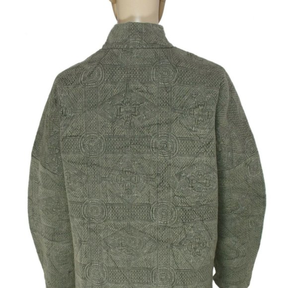 Leon & Harper Kali Veste Kimono Imprime Noir Jacket NWT L - Picture 5 of 6